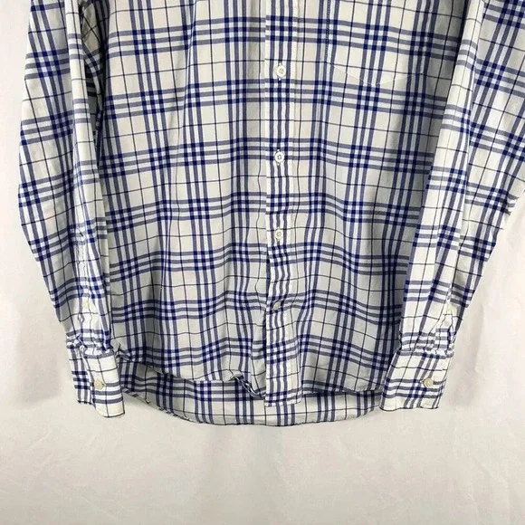 Tommy Hilfiger Dress Shirt Men's Medium Plaid Button Up Long Sleeve Heritage - Picture 3 of 8